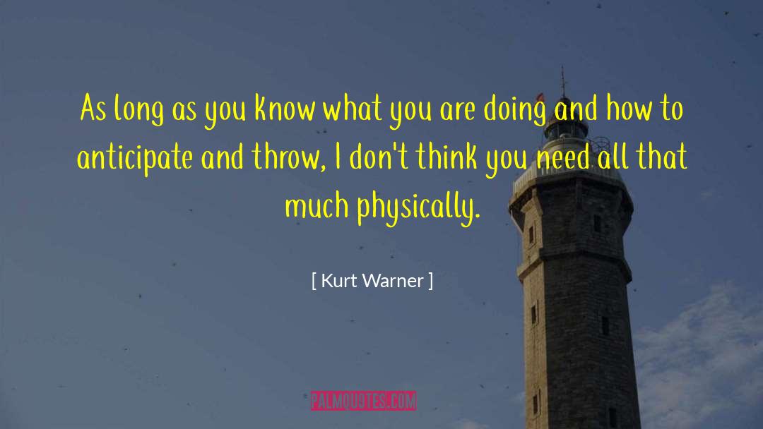 Warner quotes by Kurt Warner