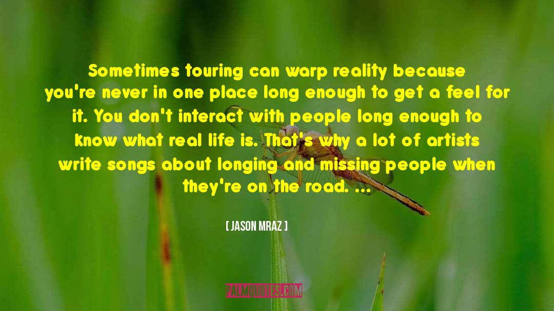 Warp quotes by Jason Mraz