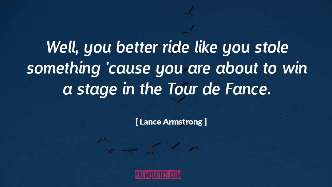 Warped Tour quotes by Lance Armstrong