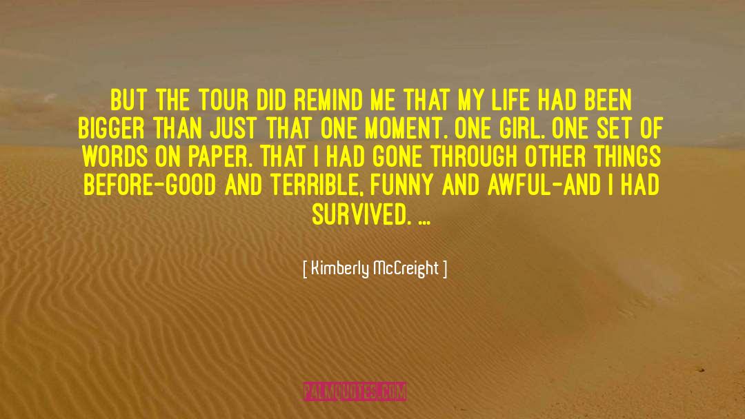 Warped Tour quotes by Kimberly McCreight