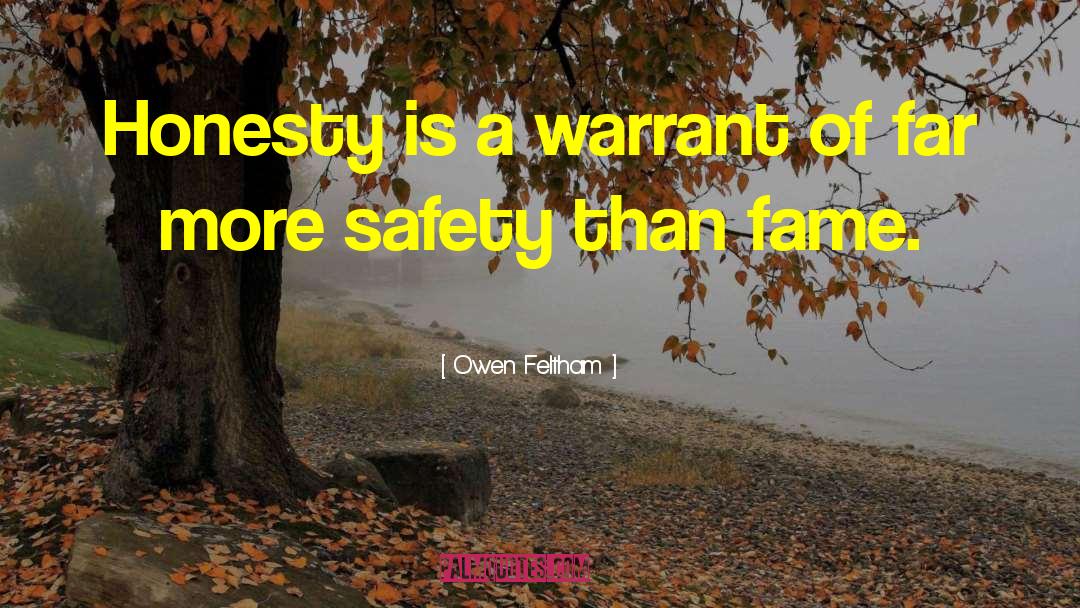 Warrant quotes by Owen Feltham