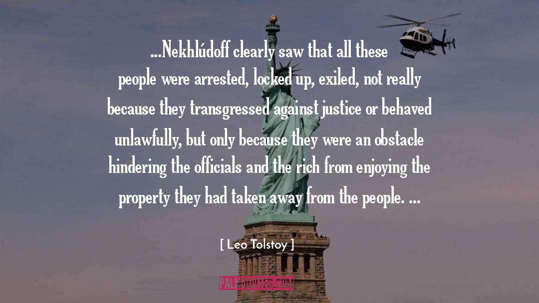 Warrantable Property quotes by Leo Tolstoy