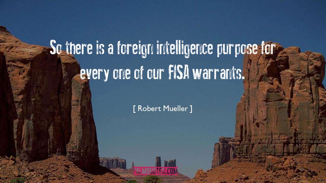 Warrants quotes by Robert Mueller