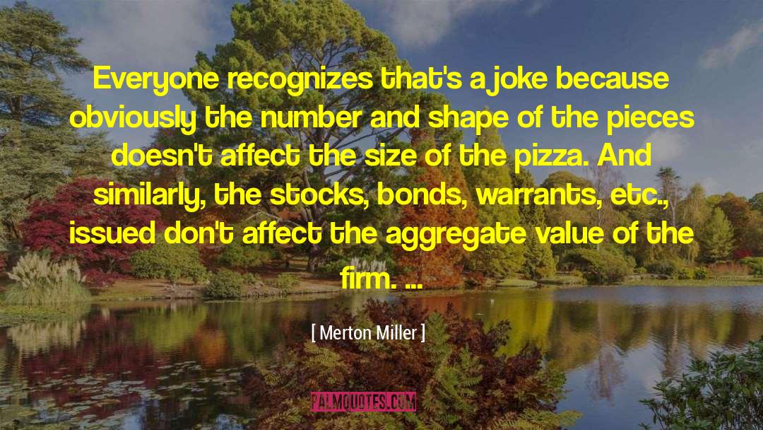 Warrants quotes by Merton Miller