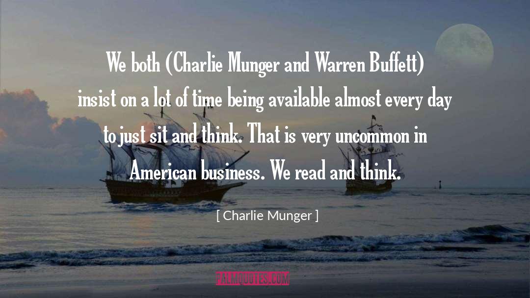 Warren Buffet quotes by Charlie Munger