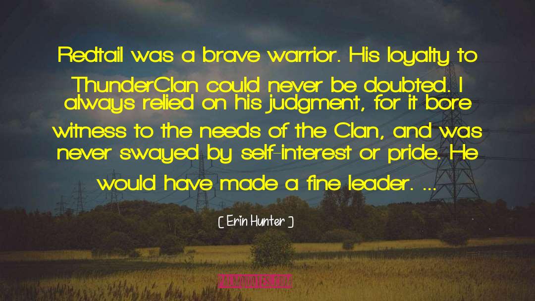 Warrior Diplomat quotes by Erin Hunter