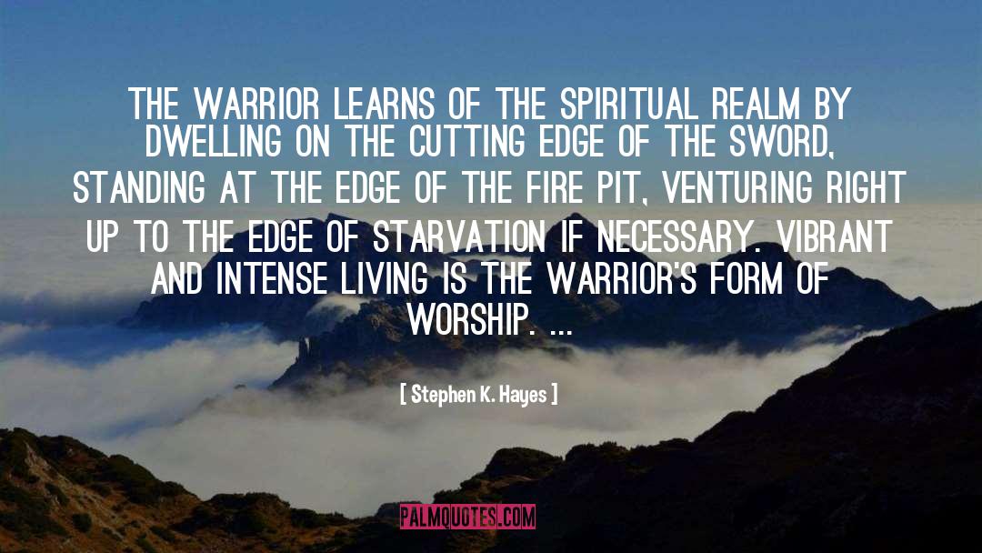 Warrior quotes by Stephen K. Hayes