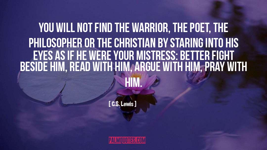 Warrior S Apprentice quotes by C.S. Lewis