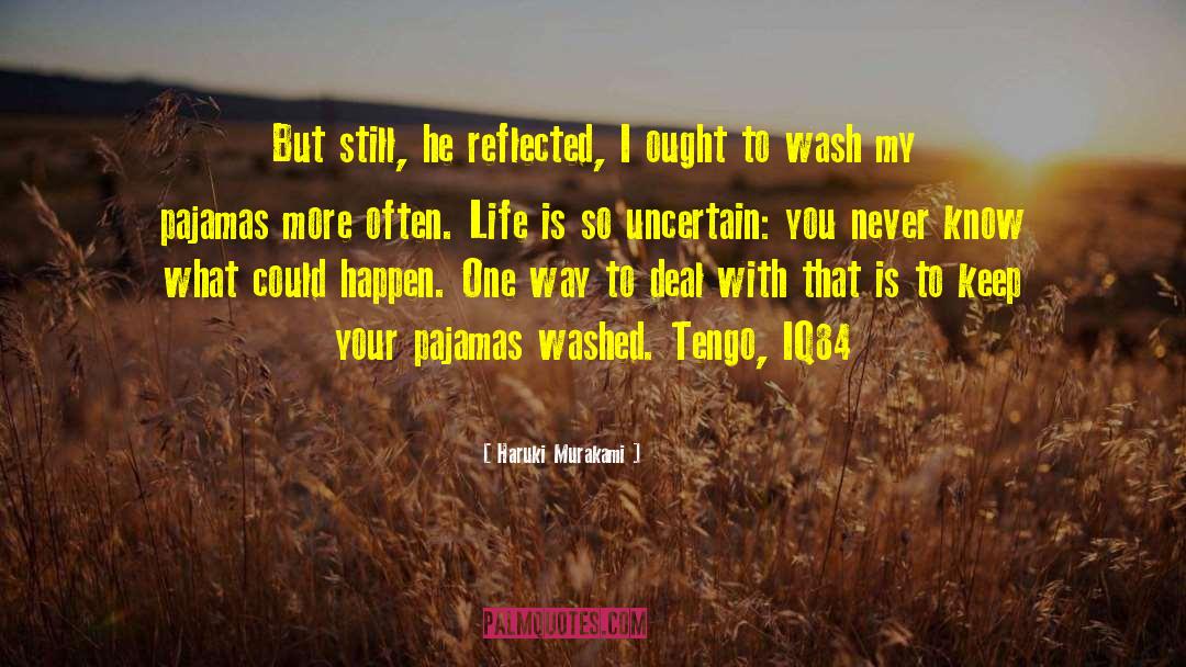 Wash Your Life With Forgiveness quotes by Haruki Murakami