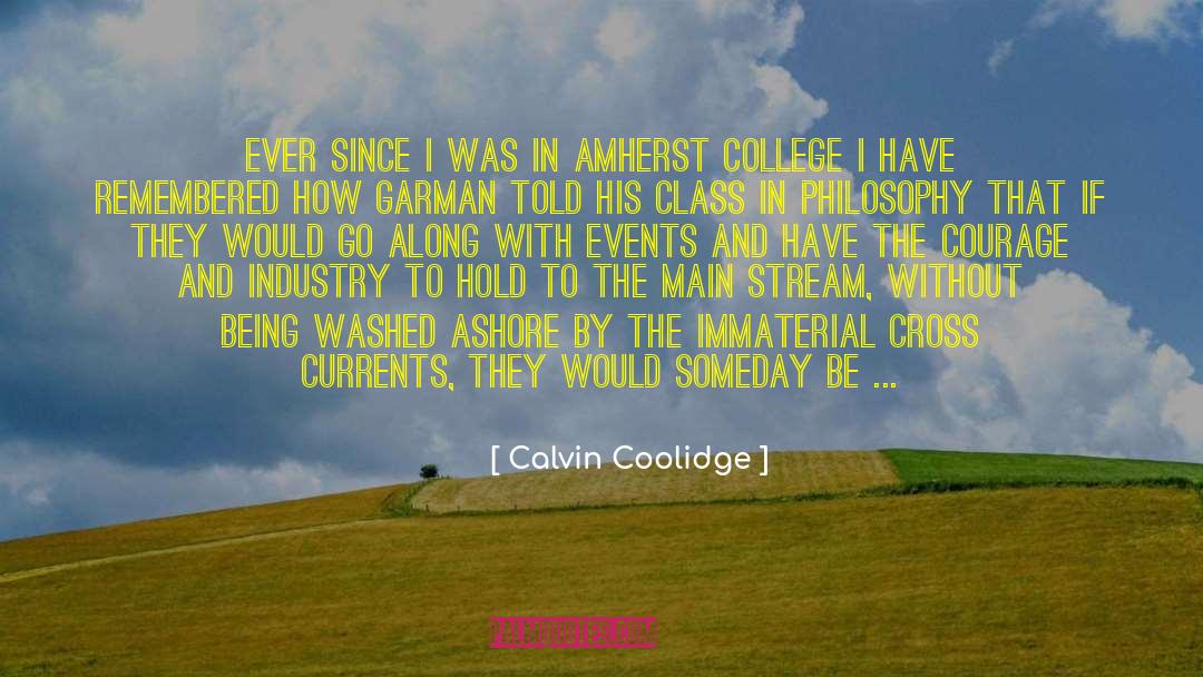 Washed Ashore quotes by Calvin Coolidge