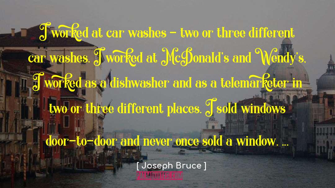 Washes Crossword quotes by Joseph Bruce