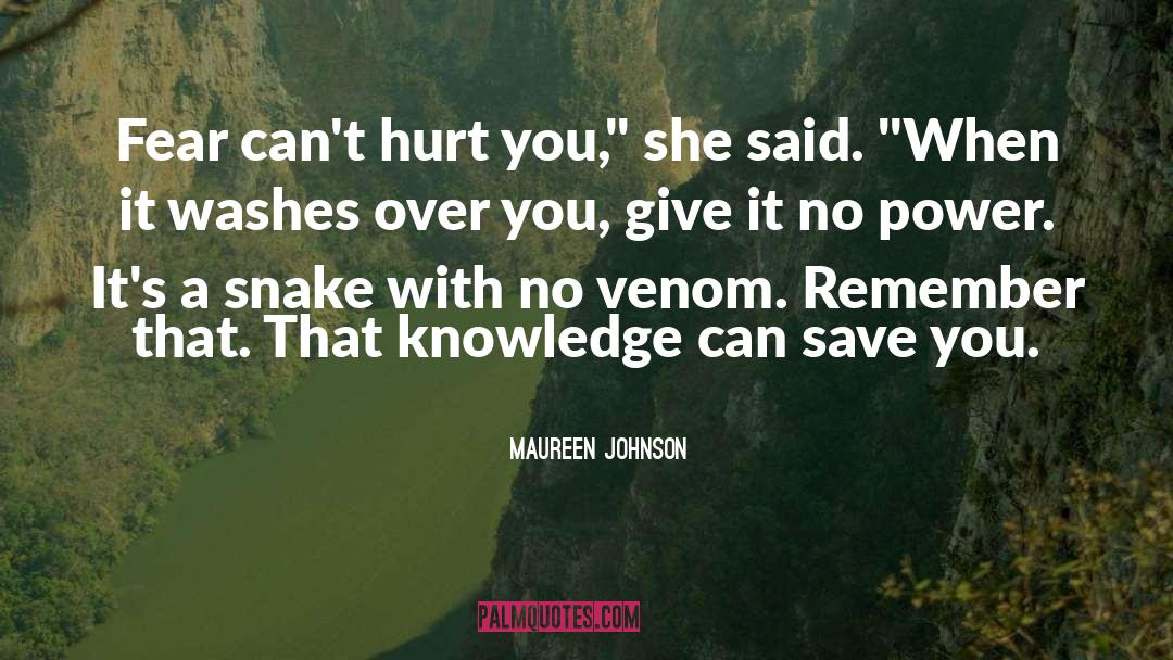 Washes quotes by Maureen Johnson