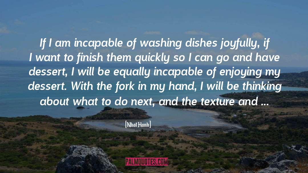 Washing Dishes quotes by Nhat Hanh