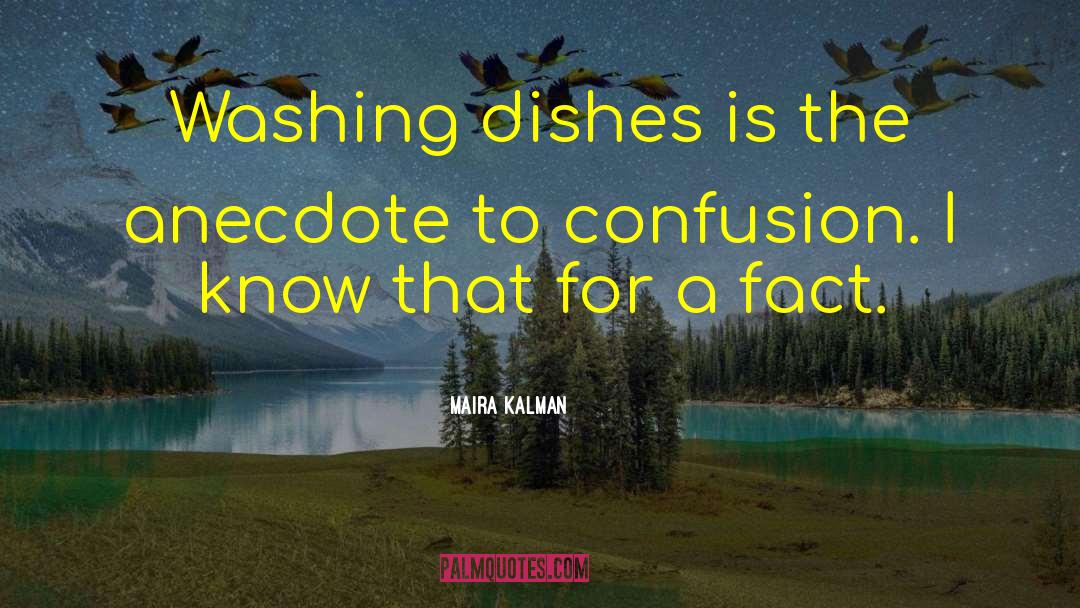 Washing Dishes quotes by Maira Kalman