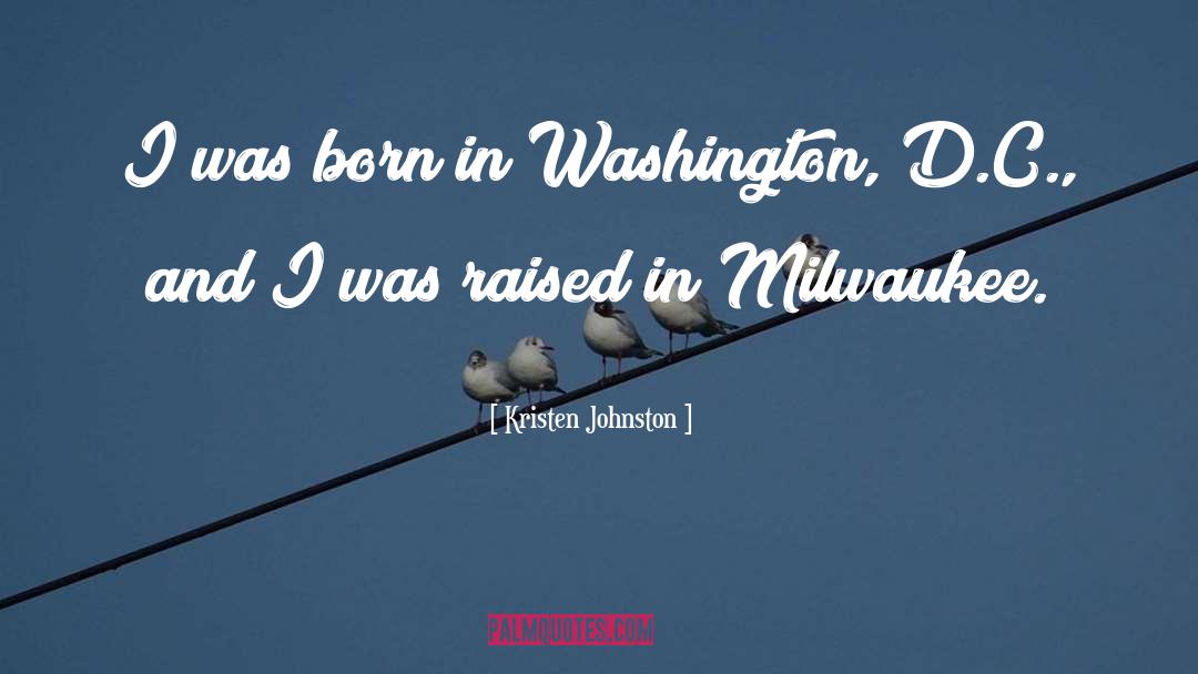 Washington D C quotes by Kristen Johnston