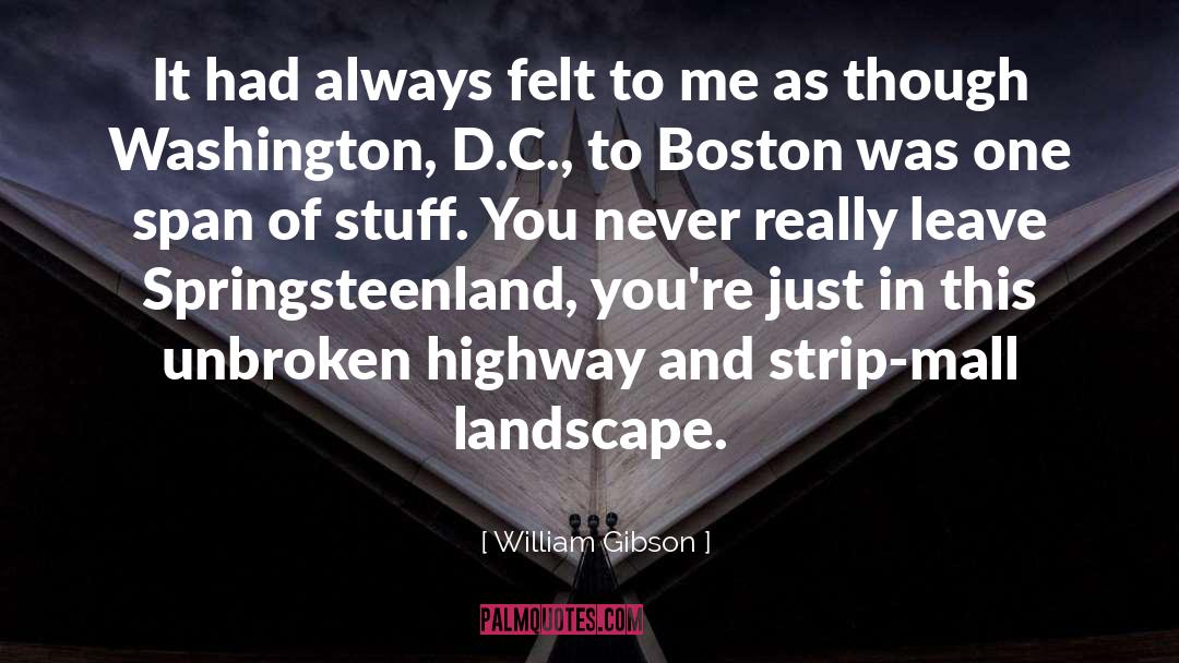 Washington D C quotes by William Gibson