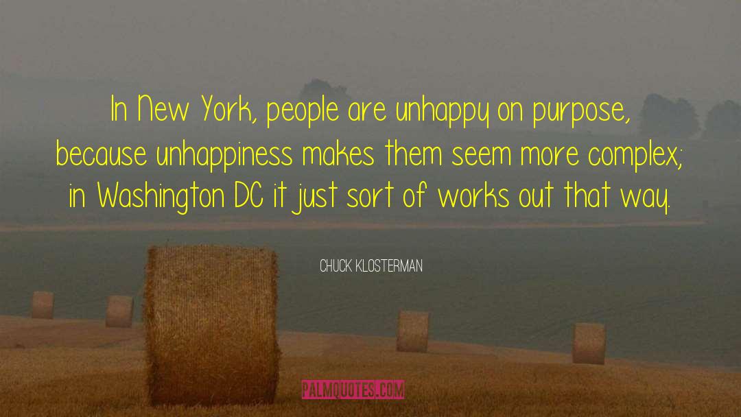 Washington Dc Politics quotes by Chuck Klosterman