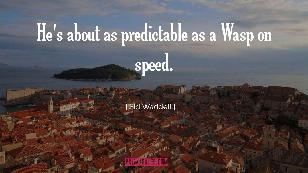 Wasp quotes by Sid Waddell