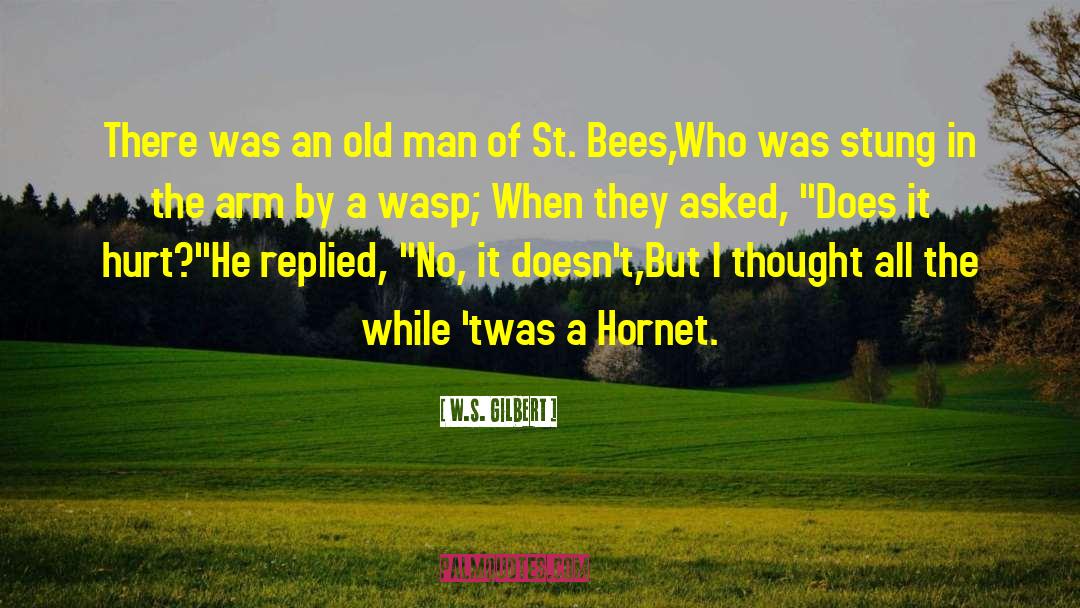 Wasp quotes by W.S. Gilbert