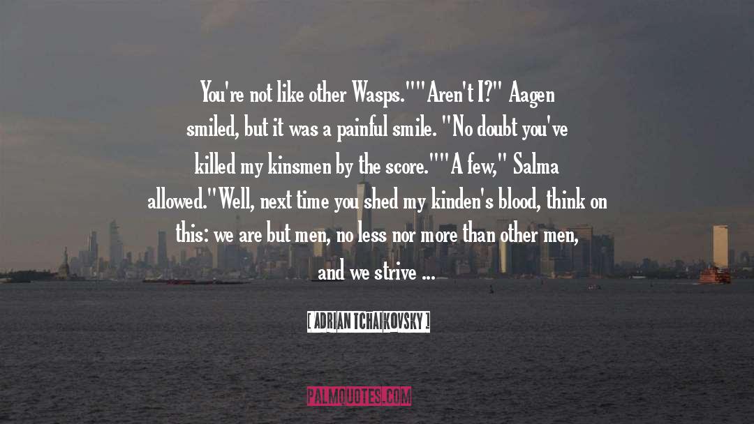 Wasps quotes by Adrian Tchaikovsky