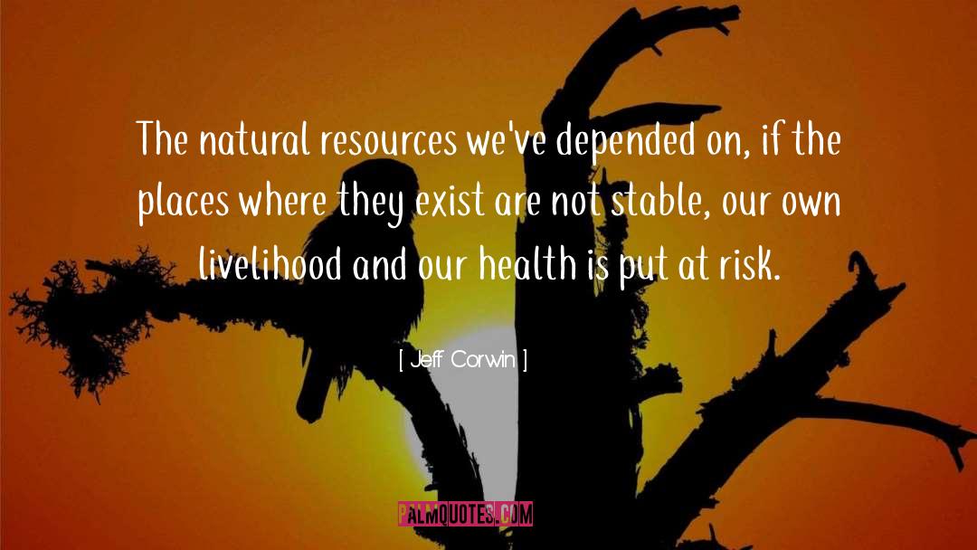 Wastage Natural Resources quotes by Jeff Corwin