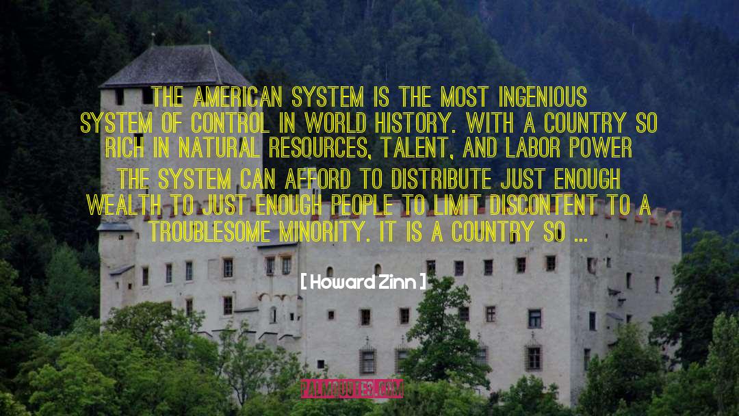 Wastage Natural Resources quotes by Howard Zinn