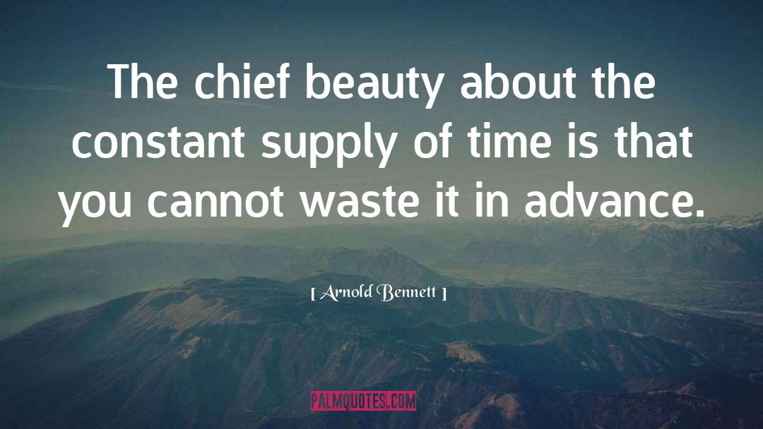 Waste Of Space quotes by Arnold Bennett