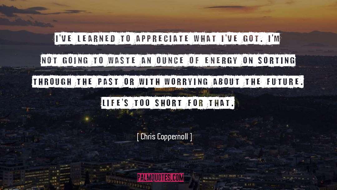 Waste quotes by Chris Coppernoll