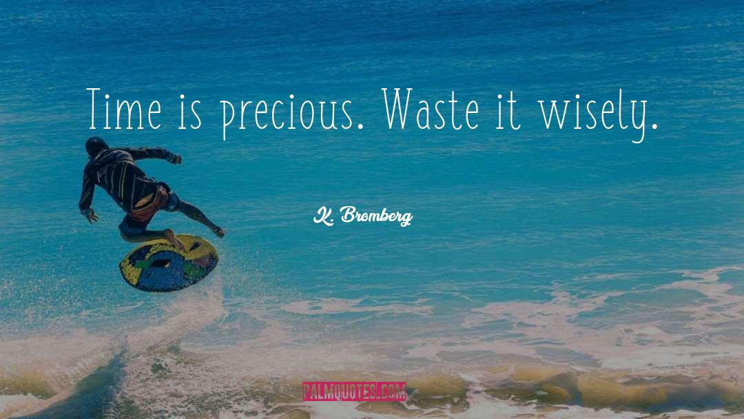 Waste quotes by K. Bromberg