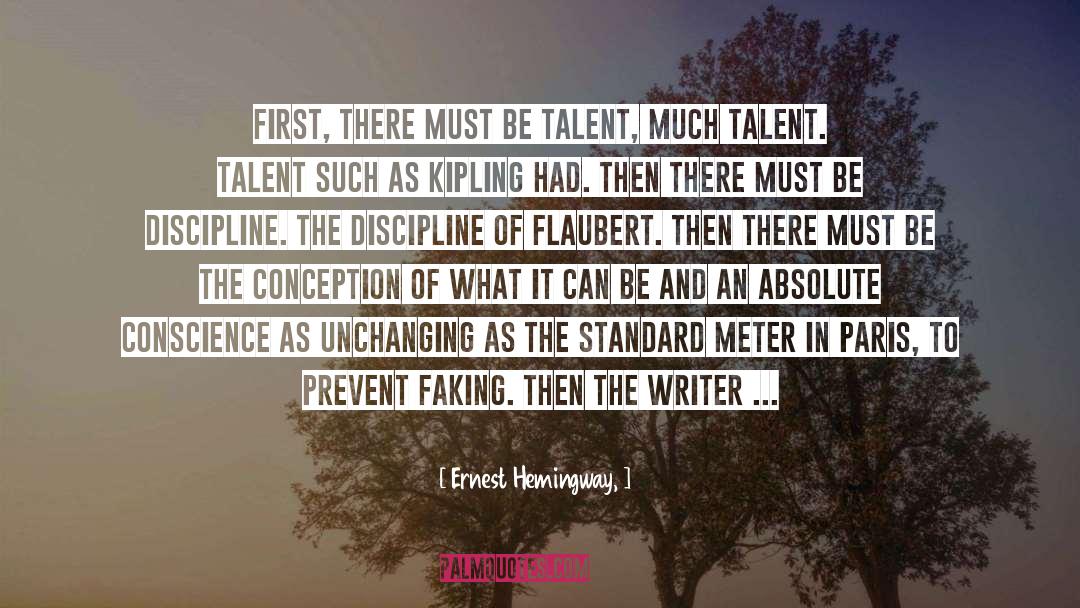 Wasted Talent quotes by Ernest Hemingway,