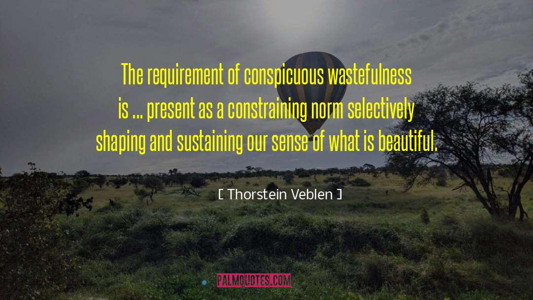 Wastefulness quotes by Thorstein Veblen