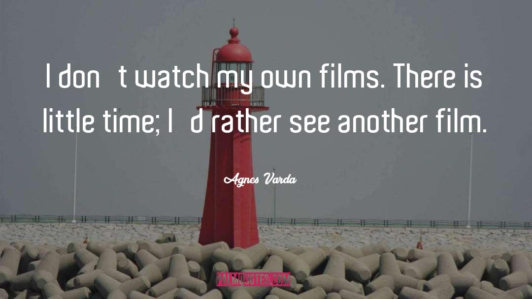 Watches quotes by Agnes Varda