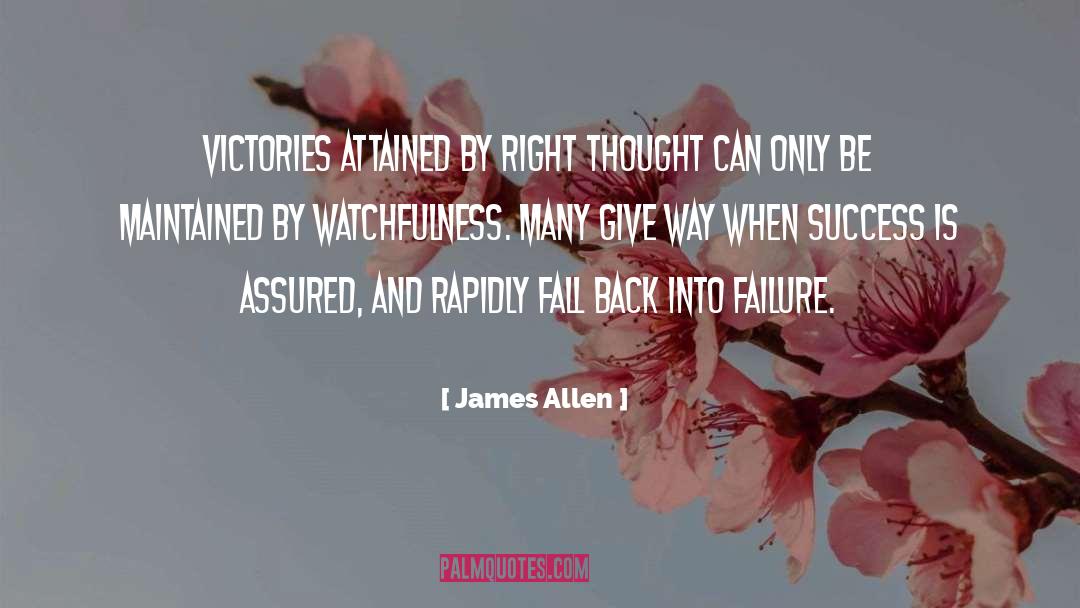 Watchfulness quotes by James Allen