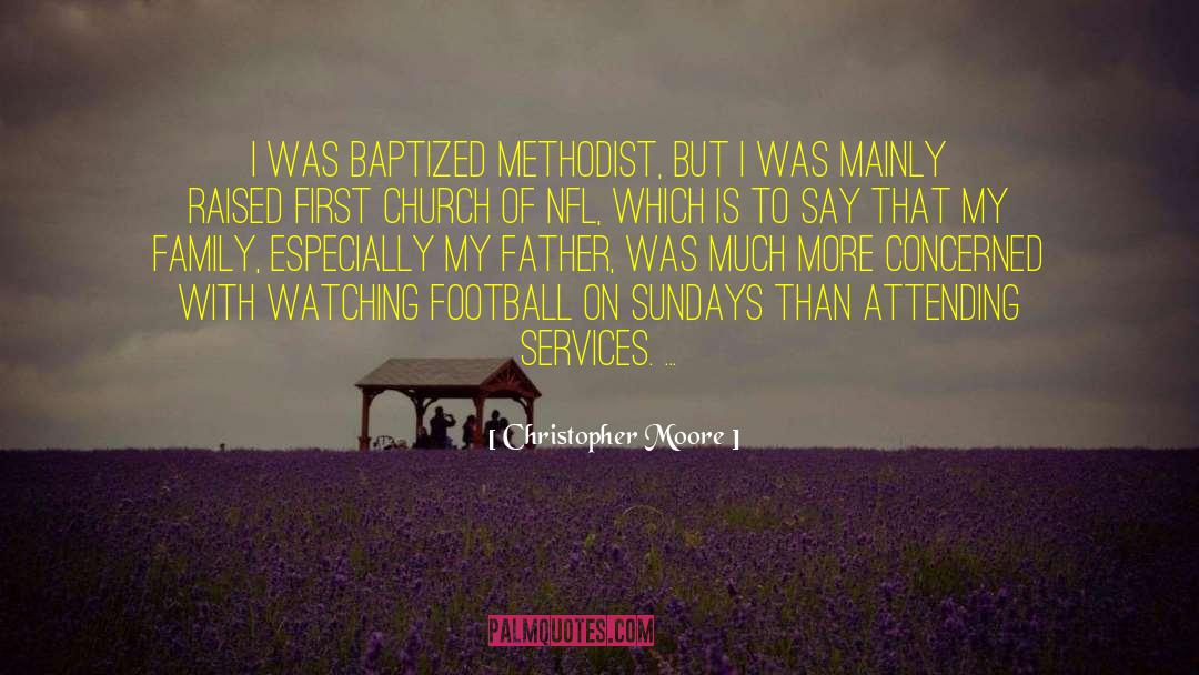 Watching Football quotes by Christopher Moore