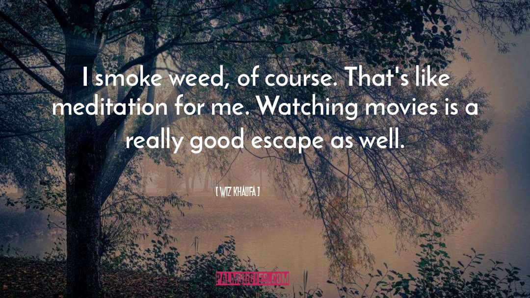 Watching Movies quotes by Wiz Khalifa