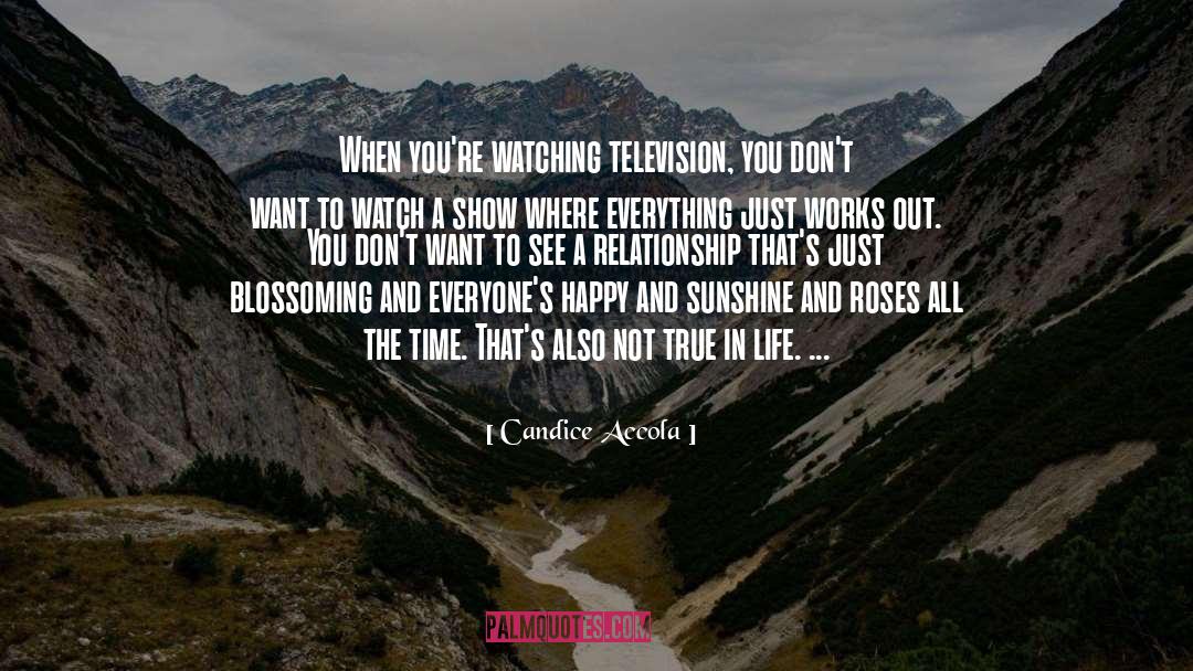 Watching Television quotes by Candice Accola