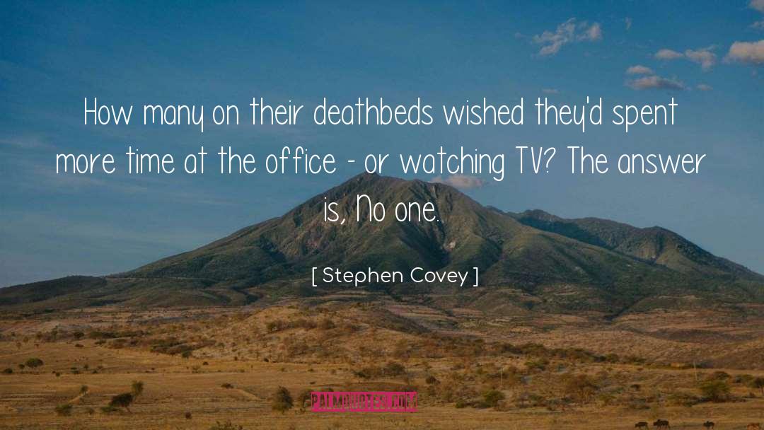 Watching Tv quotes by Stephen Covey