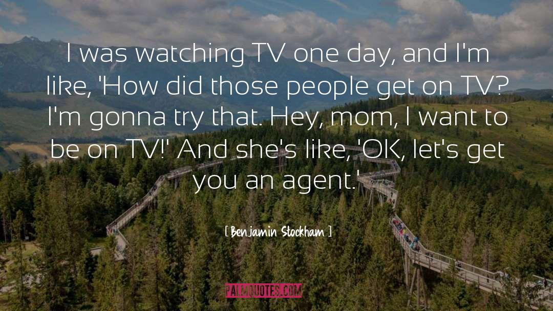 Watching Tv quotes by Benjamin Stockham