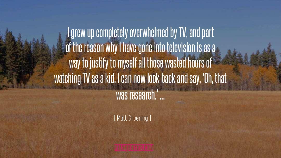 Watching Tv quotes by Matt Groening