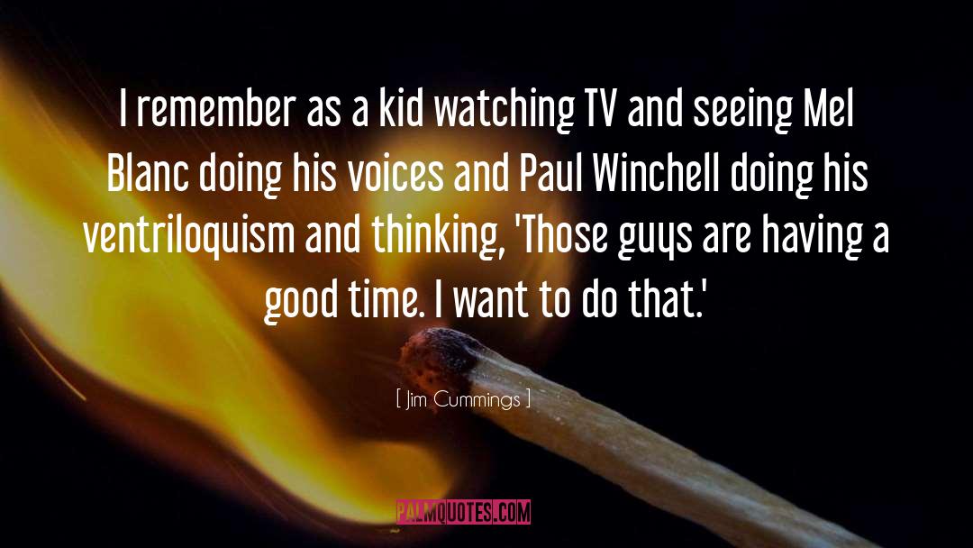 Watching Tv quotes by Jim Cummings