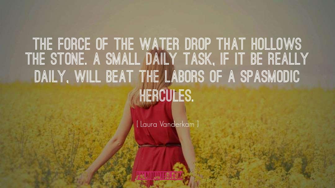 Water Drop quotes by Laura Vanderkam