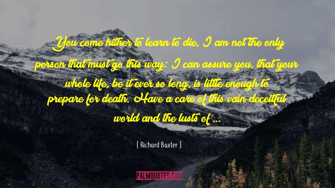 Water Is Life quotes by Richard Baxter