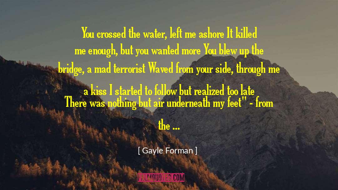Water Pump quotes by Gayle Forman