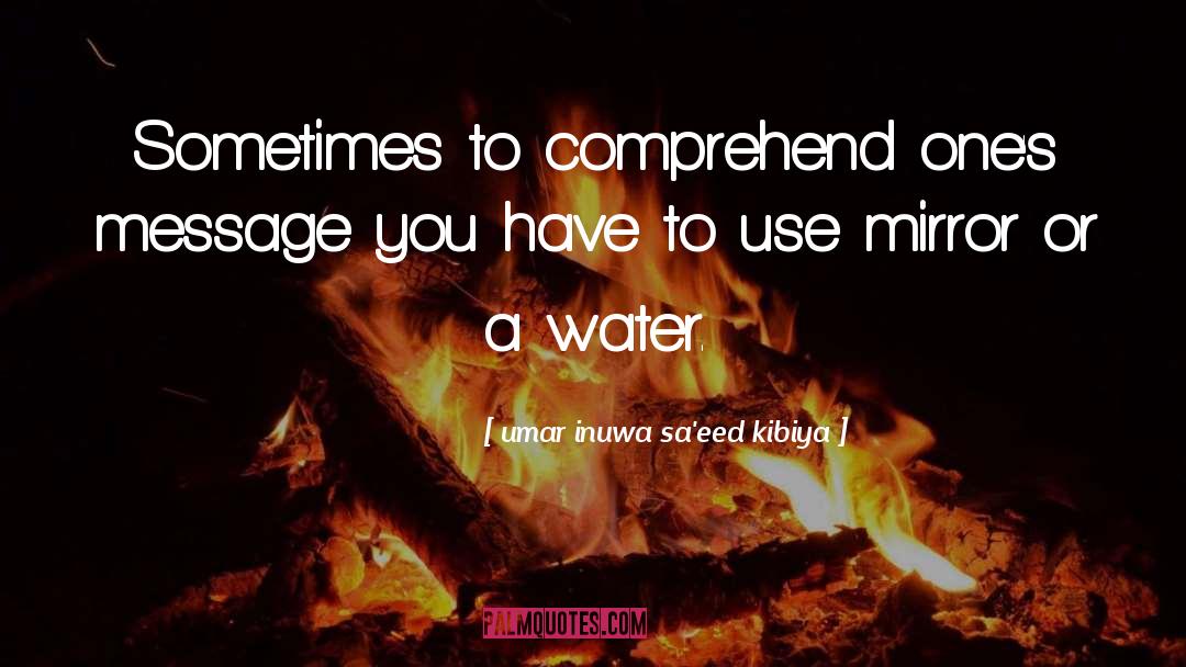 Water Safety quotes by Umar Inuwa Sa'eed Kibiya