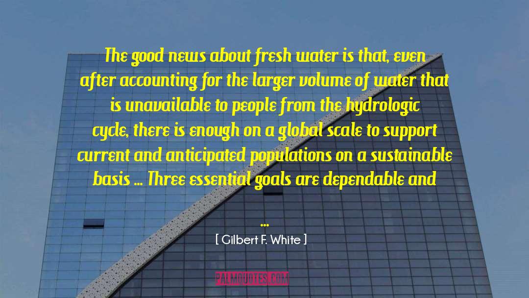 Water Use quotes by Gilbert F. White