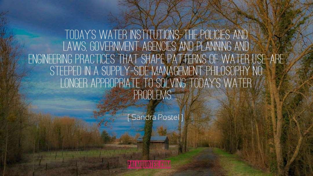 Water Use quotes by Sandra Postel