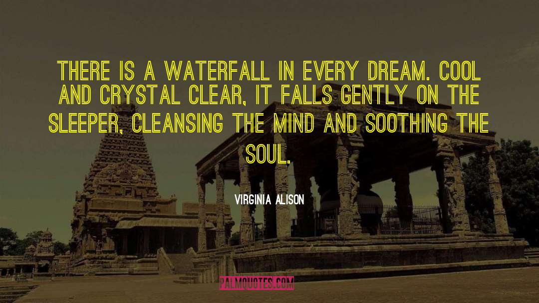 Waterfall quotes by Virginia Alison