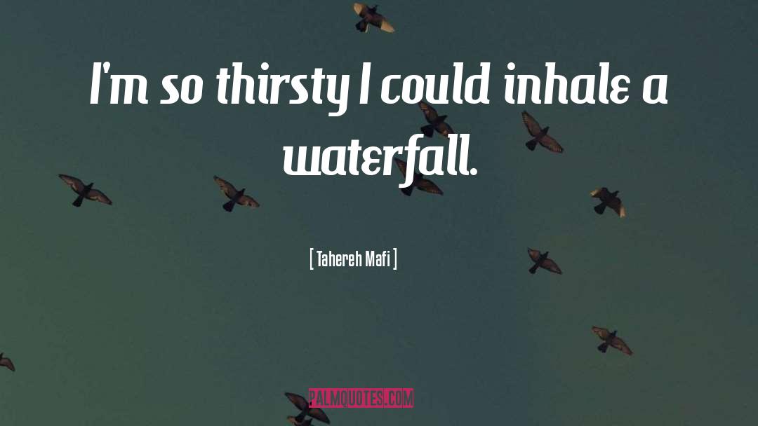 Waterfall quotes by Tahereh Mafi