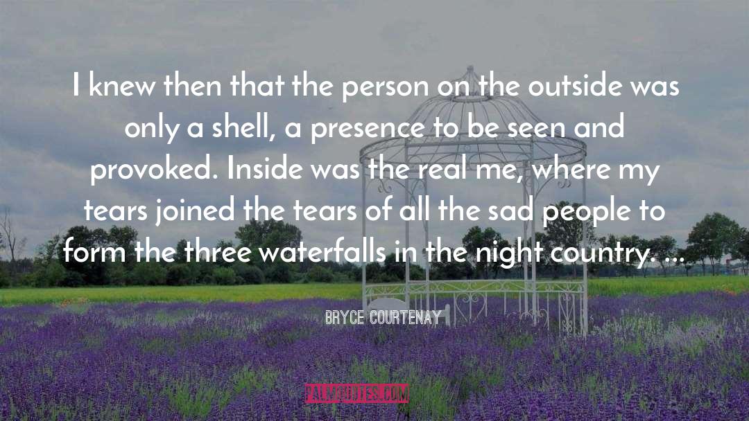 Waterfalls quotes by Bryce Courtenay