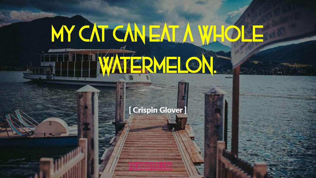 Watermelon quotes by Crispin Glover